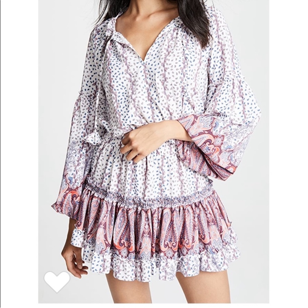 Misa Los Angeles Multicolor Paisley Mini Dress, Size Medium, EUC